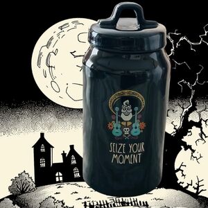 Rae Dunn Disney Pixar CoCo ERNESTO “Seize Your Moment” Tall Black Canister